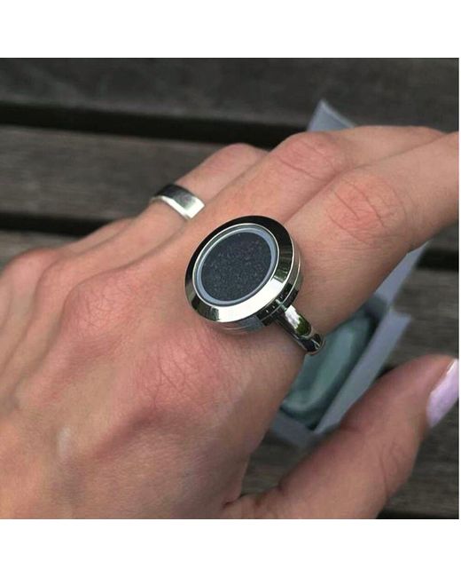 My Little Nature Blue Volcanic Sand Lava Ring – Handmade Statement Jewelry With Deep Meaning