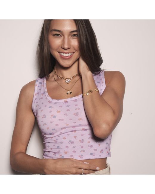 Cloud Haven Pink Ditsy Floral Tank