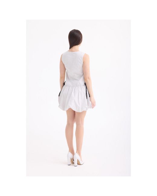 Georgette Natural Coco Mini Dress