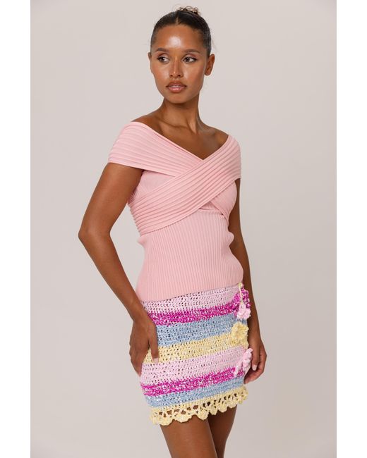 Andreeva Pink Lily Light Knit Top