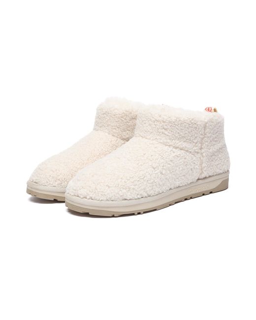 EverAu Australia White Neutrals Dotterel Ultra Plush Ankle Boots