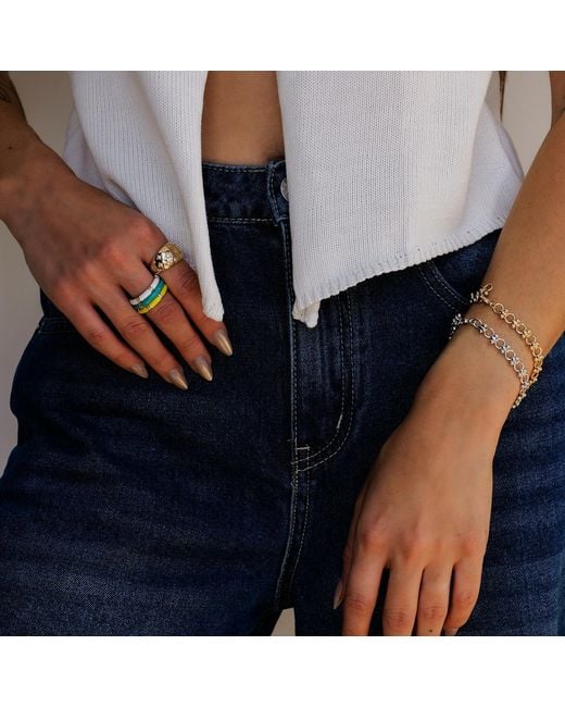 Leeada Jewelry Metallic Stevie Stars Ring