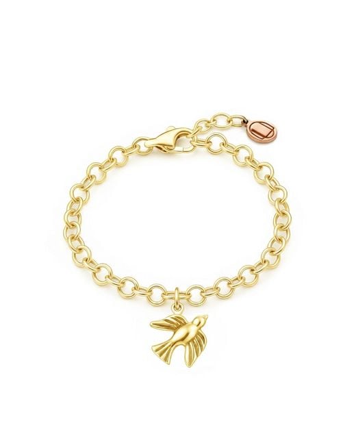 Unaloe Metallic Dove Bracelet For