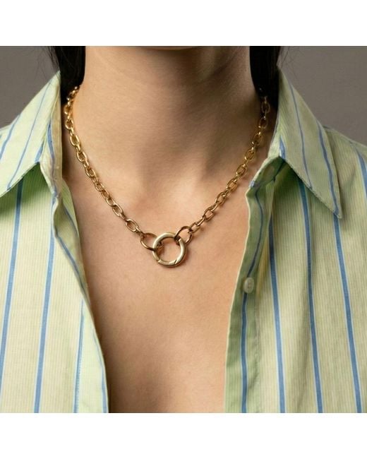 Jaredjamin Metallic Medium Circular Clicker Clasp