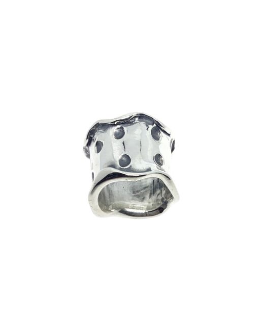 Tg-Jewellery by Tamara Gervasio Metallic Plain Chunky Dot Ring One Of A Kind