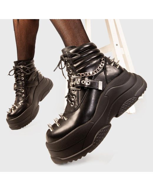 Lamoda Black Screamin' Loud Chunky Platform Sneakers