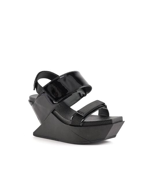 United Nude Black Delta Run Wedge