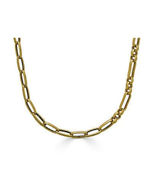 Loni Paul Jewelry Metallic Mixed Link Short Layering Chain