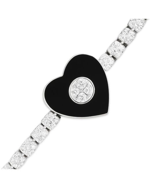 Maison De Gala Black Midnight Heart Bracelet