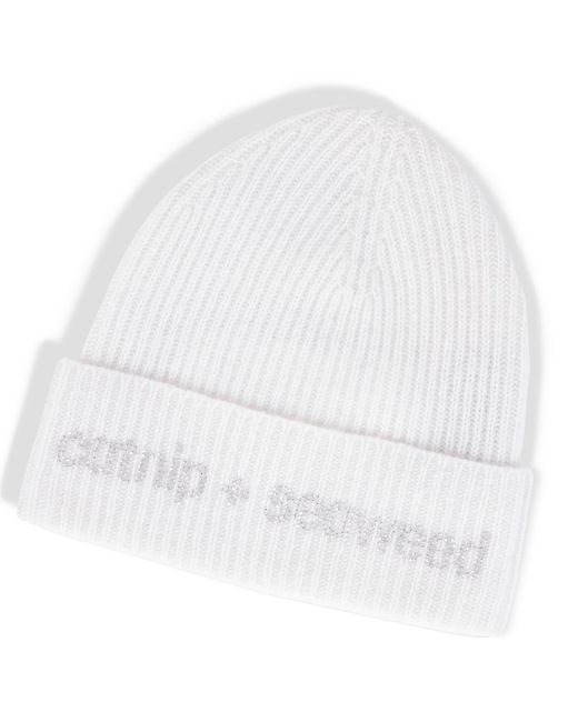 Catnip and Seaweed White The Snow Cashmere Beanie