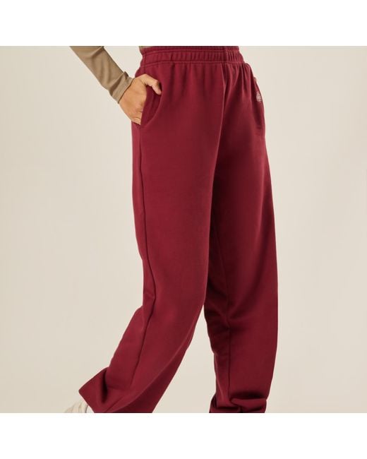 Be Athletica Red Varsity Athletica Sweatpants