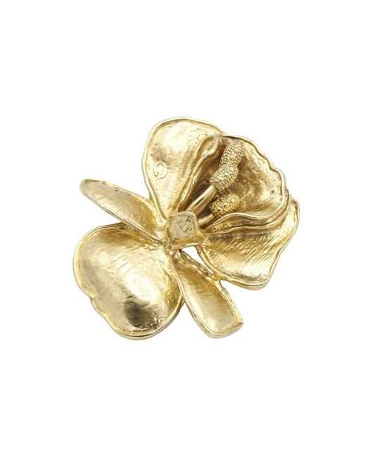 Sita Nevado Metallic Mimosa Brooch