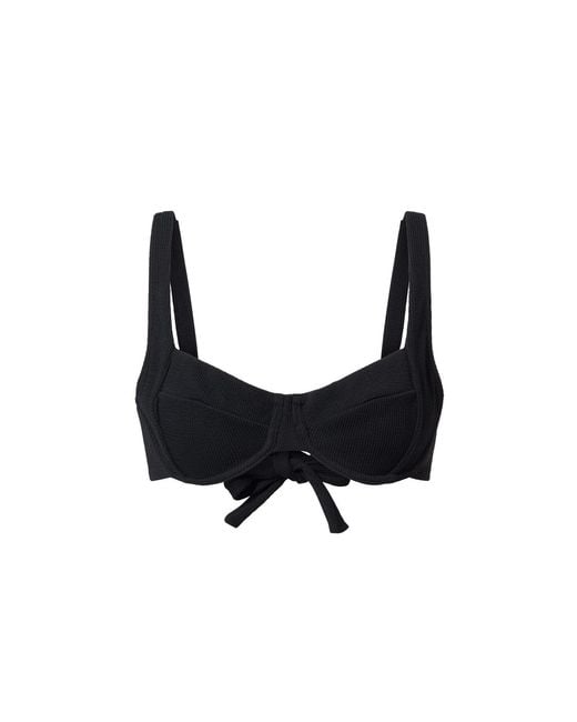 Aqva Swimwear Black Turqueta Bikini Top