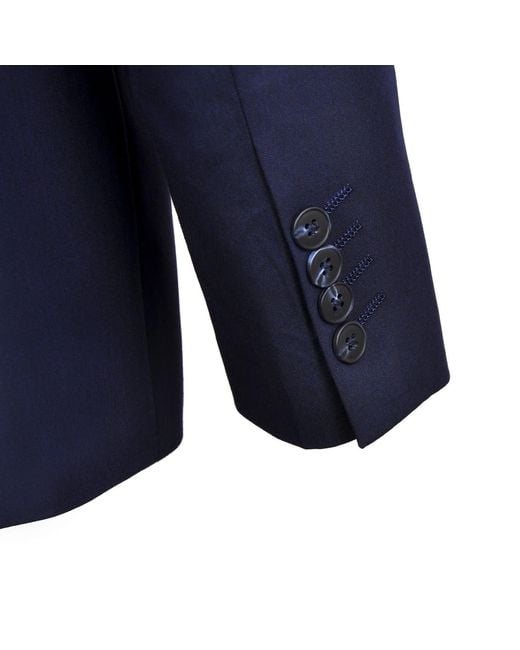 DAVID WEJ Blue Aldo Single Breasted Suit for men
