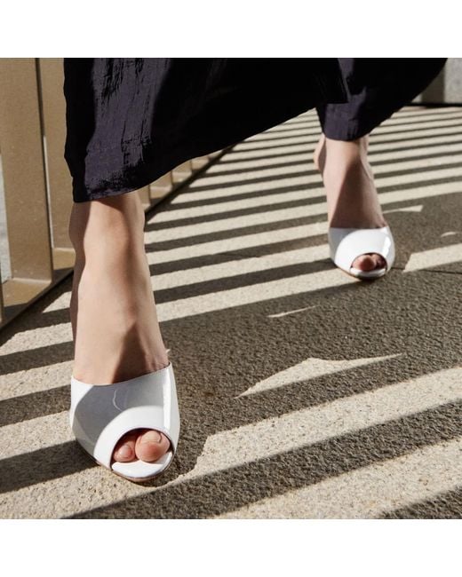 Rosamund Muir London Pink Montavia Patent Mules