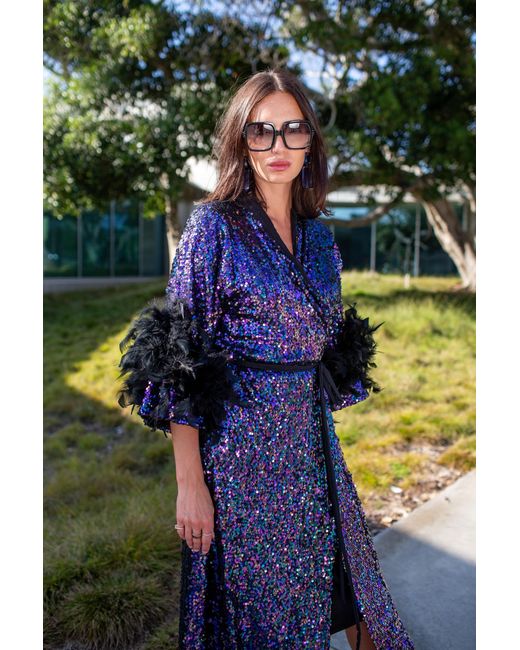 Jennafer Grace Black Marlene Wrap Dress