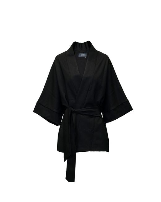 Nola Black Kimono Jacket