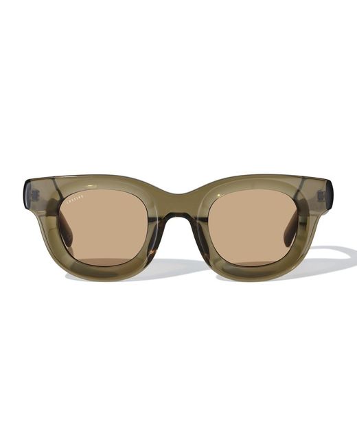 Cossimo Multicolor Alondo Champagne Acetate Wayfarer Sunglasses