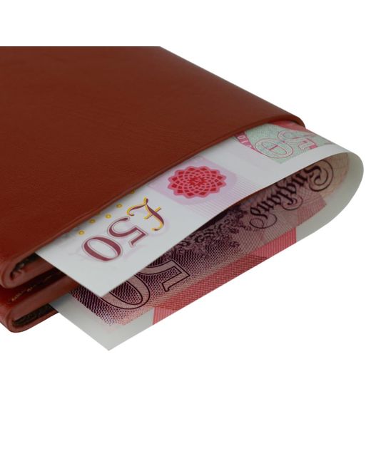 godi. Brown Bifold Leather Wallet for men