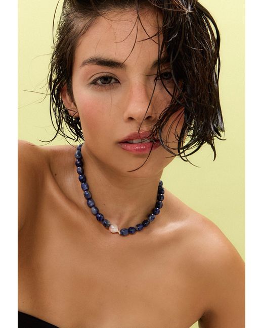 Lavani Jewels Blue Necklace Nereida