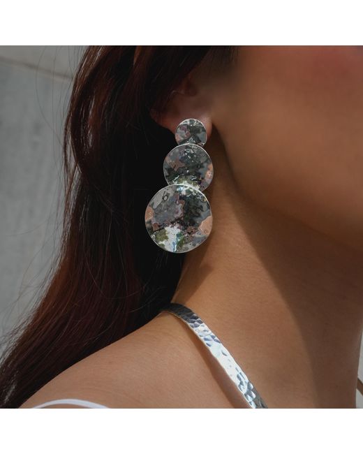 Argento Vivo Metallic Sol Drop Earring