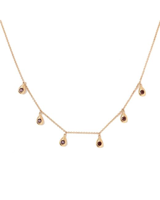 Retro Chic Metallic Aeolian Bells Necklace