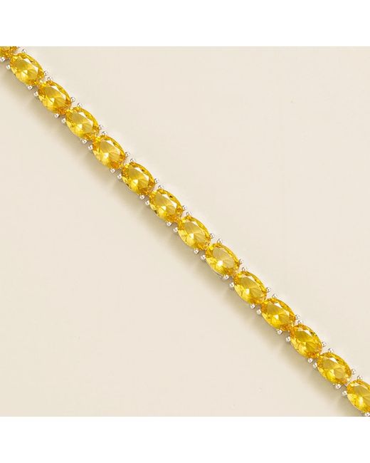Juvetti Yellow Salto Tennis Bracelet