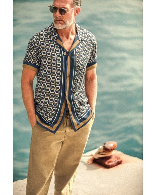 &SONS Trading Co Gray Capri Shirt for men