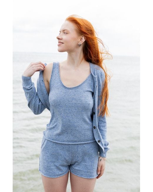 SALANIDA Blue Sabbia Tank Top Light
