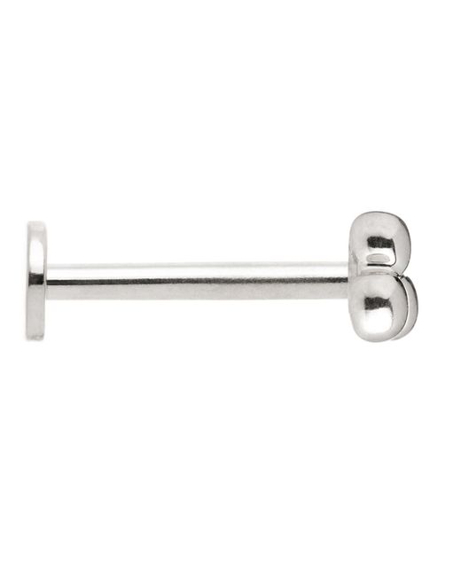 Tish Lyon Metallic Ama 14Ct Solid Triple Ball Flatback Stud
