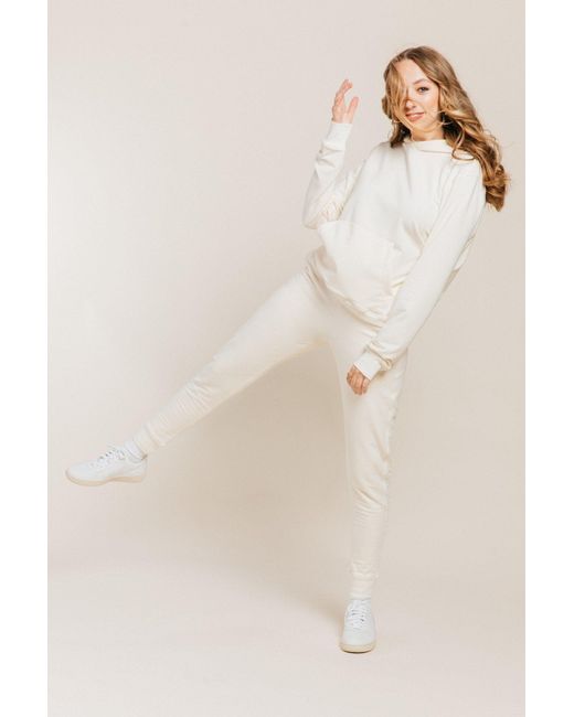Ocio Leisurewear White Classic Softcore Hoodie