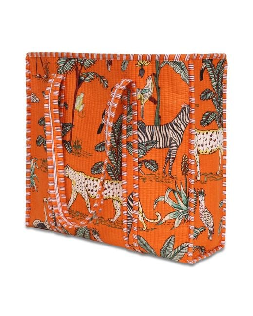 Conscious Yoga Collective Orange The Jungle Tote