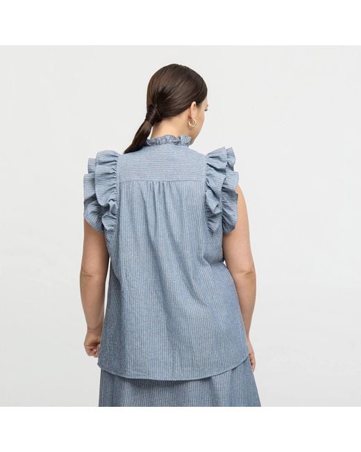 Zoe Blue Selma Top
