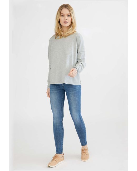 GROBUND Gray Nete Blouse