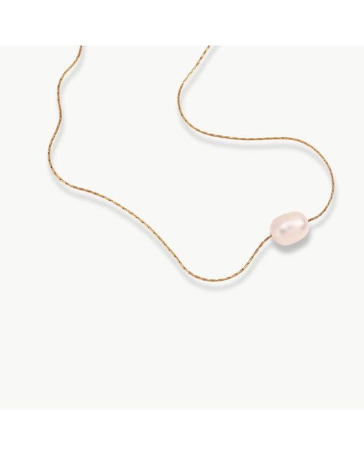 Mickey's Girl Metallic Liora Pearl Waterproof Choker
