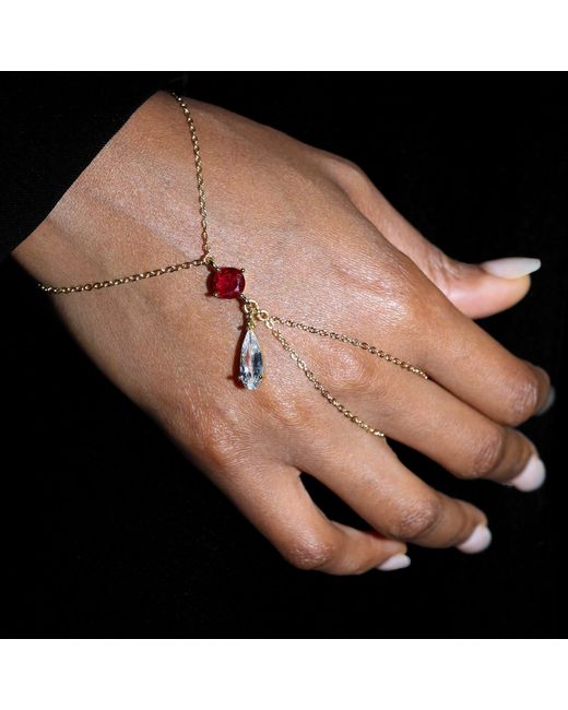 Studio Baloge Metallic Lumina Hand Chain