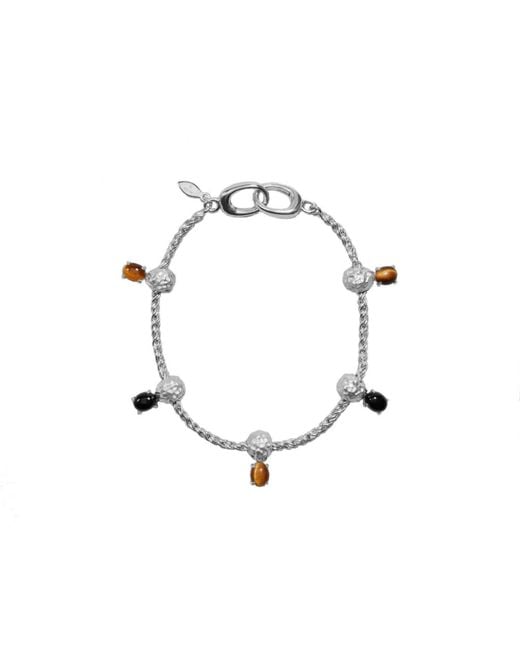 Onia Metallic Twisted Root Bracelet