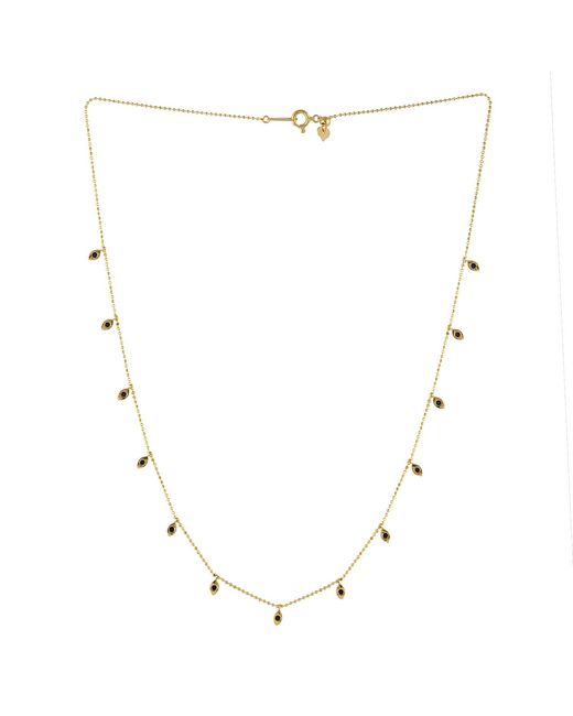 Artisan White Sapphire Station Necklace