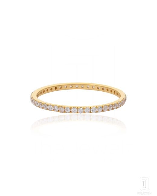 The Jewelz White Stellar Line Petite Eternity Ring