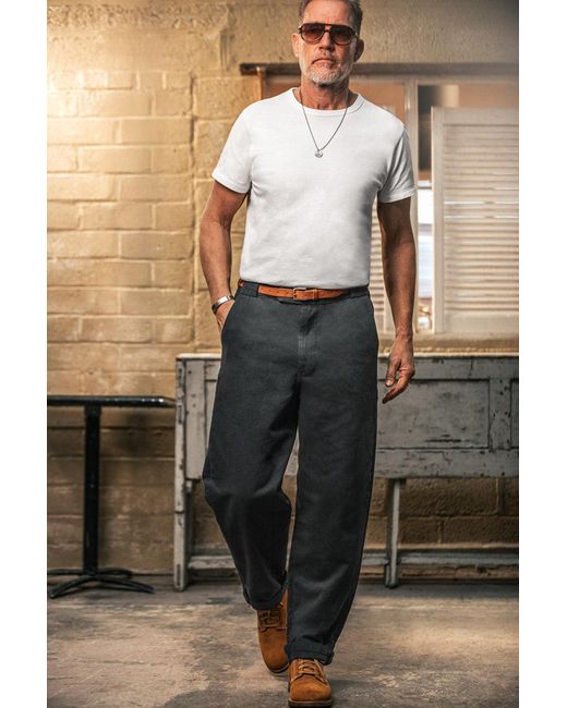 &SONS Trading Co Black Easy Chino Faded for men