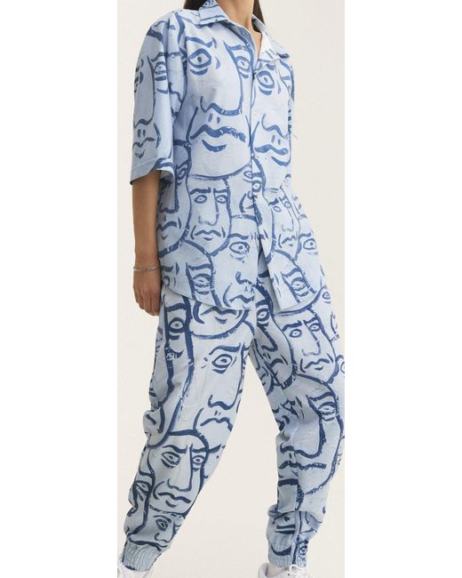 mysimplicated Blue Trousers for men