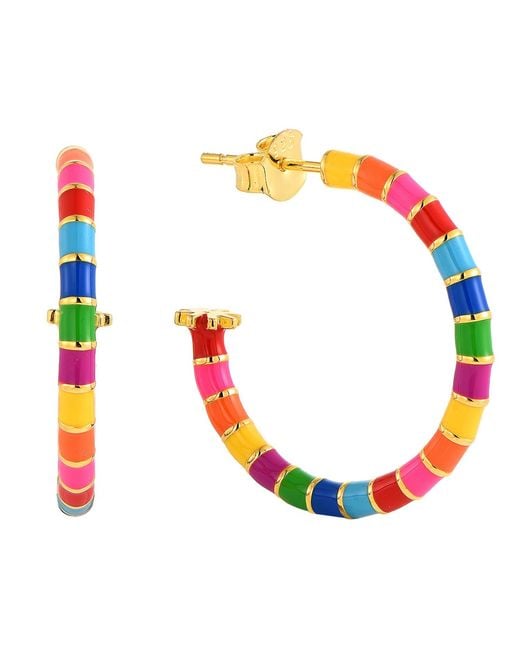 Pinnole Red Earrings