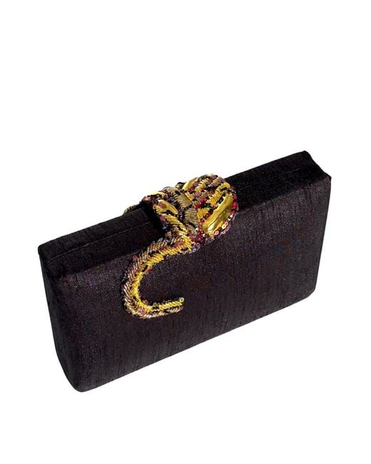 Simitri Black Onyx Raaka Clutch