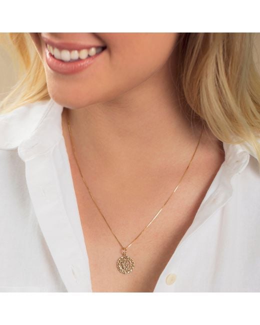 Maya Brenner Metallic Zodiac Necklace