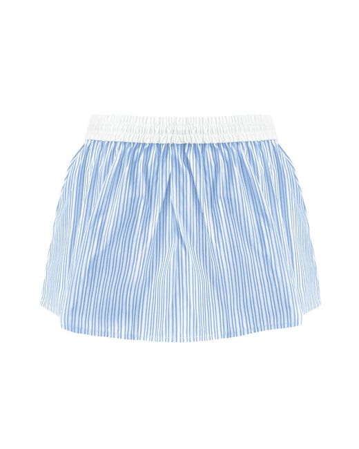 OW Collection Blue Ella Mini Skirt