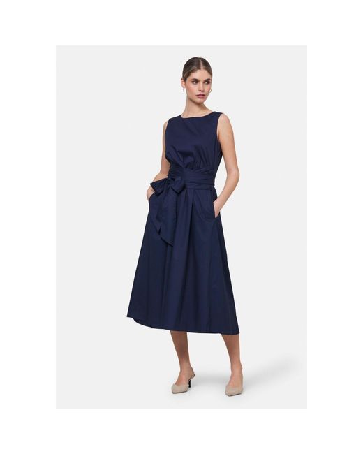 Helen Mcalinden Blue Avril Marine Dress