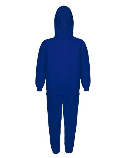 Snob Love Blue Hoodie & Jogger Pants Set for men