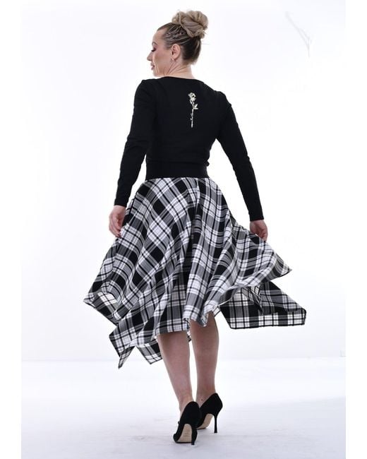 Frock Tales Blue Morven Hanky Skirt
