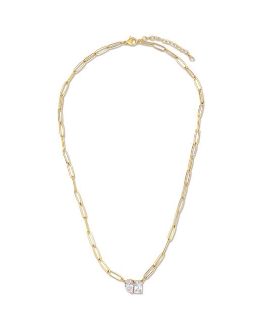 Ellie Vail Jewelry Metallic Cecilia Toi Et Moi Necklace