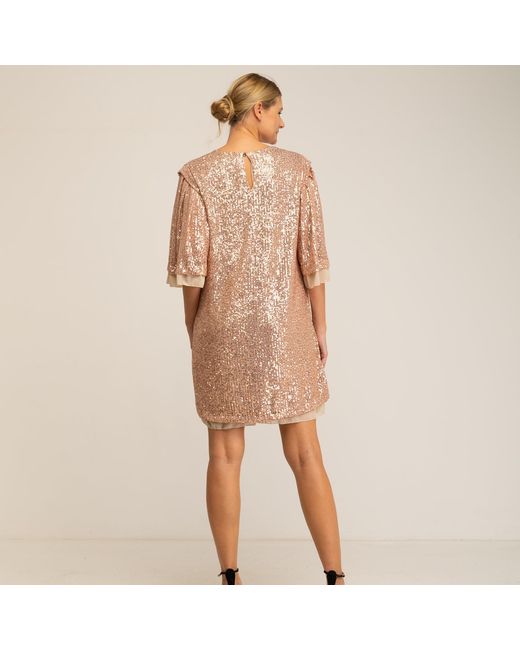 Tantra Spain Sl Natural Oversize Sequin Oversize Dress